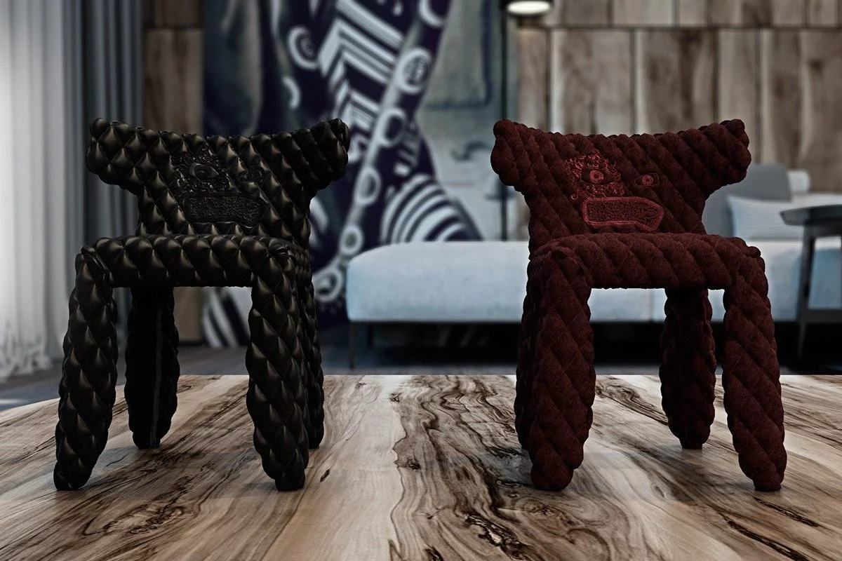 4-leather-and-velvet-chairs