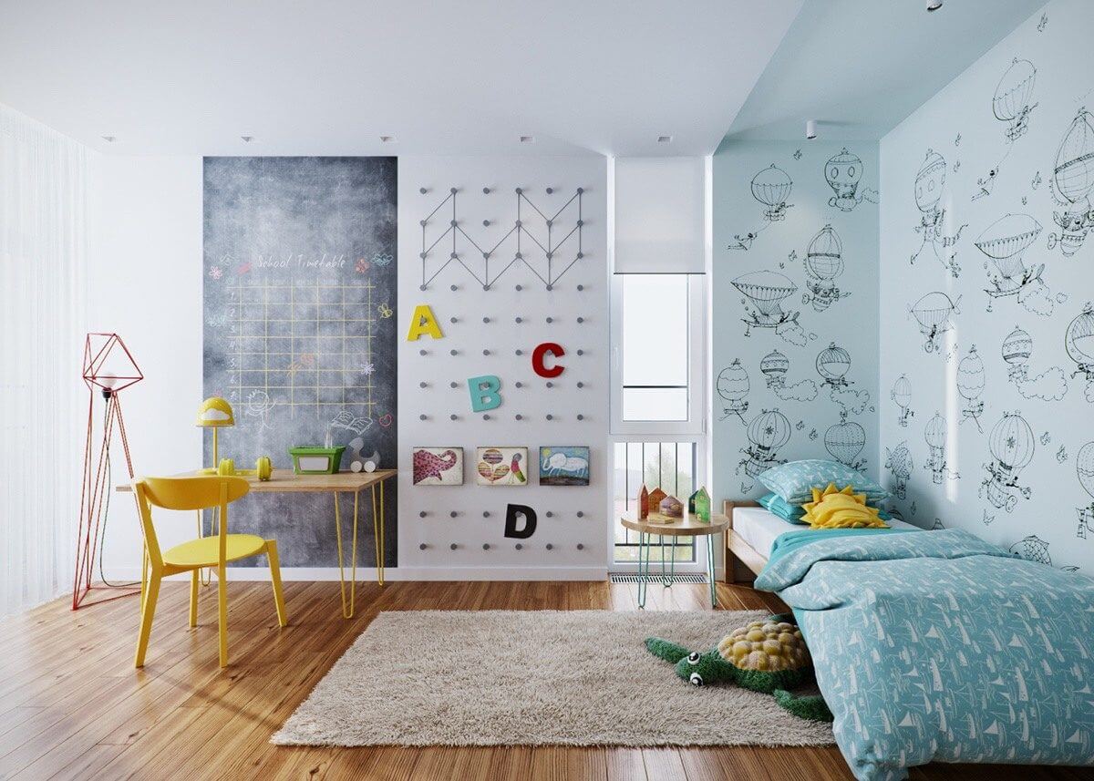 blue-and-green-kids-bedroom-theme