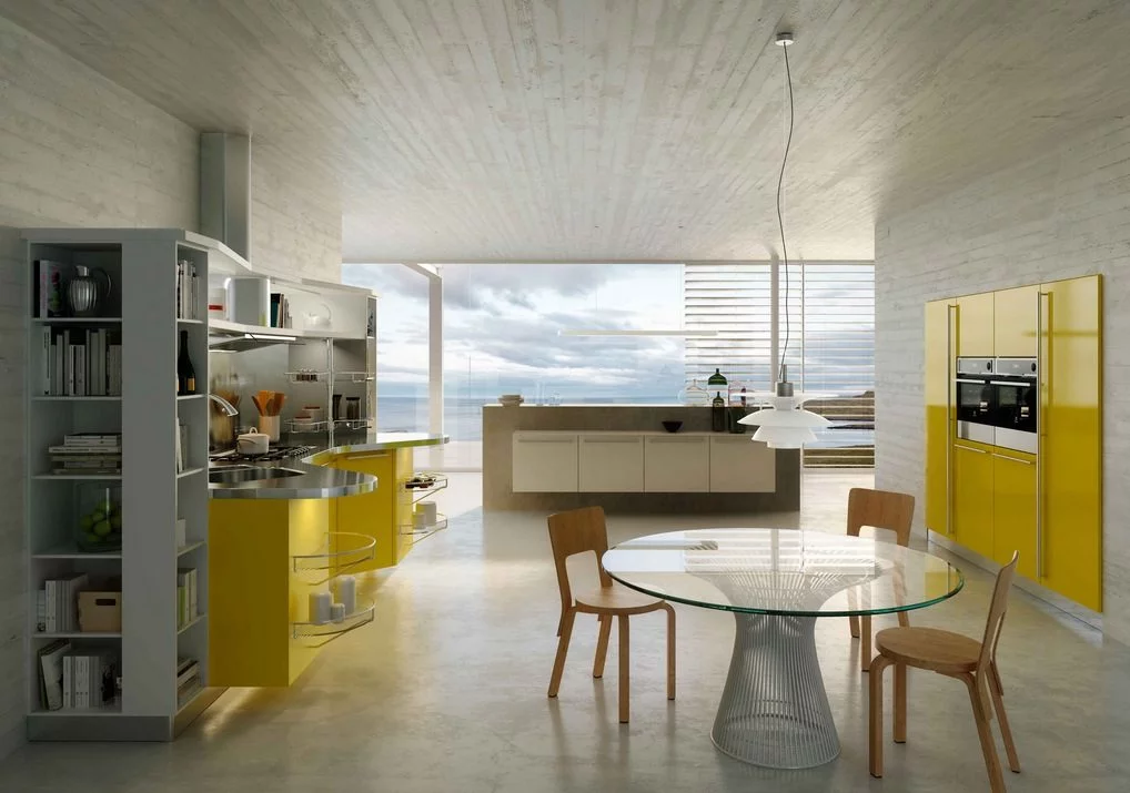 bright-yellow-kitchen