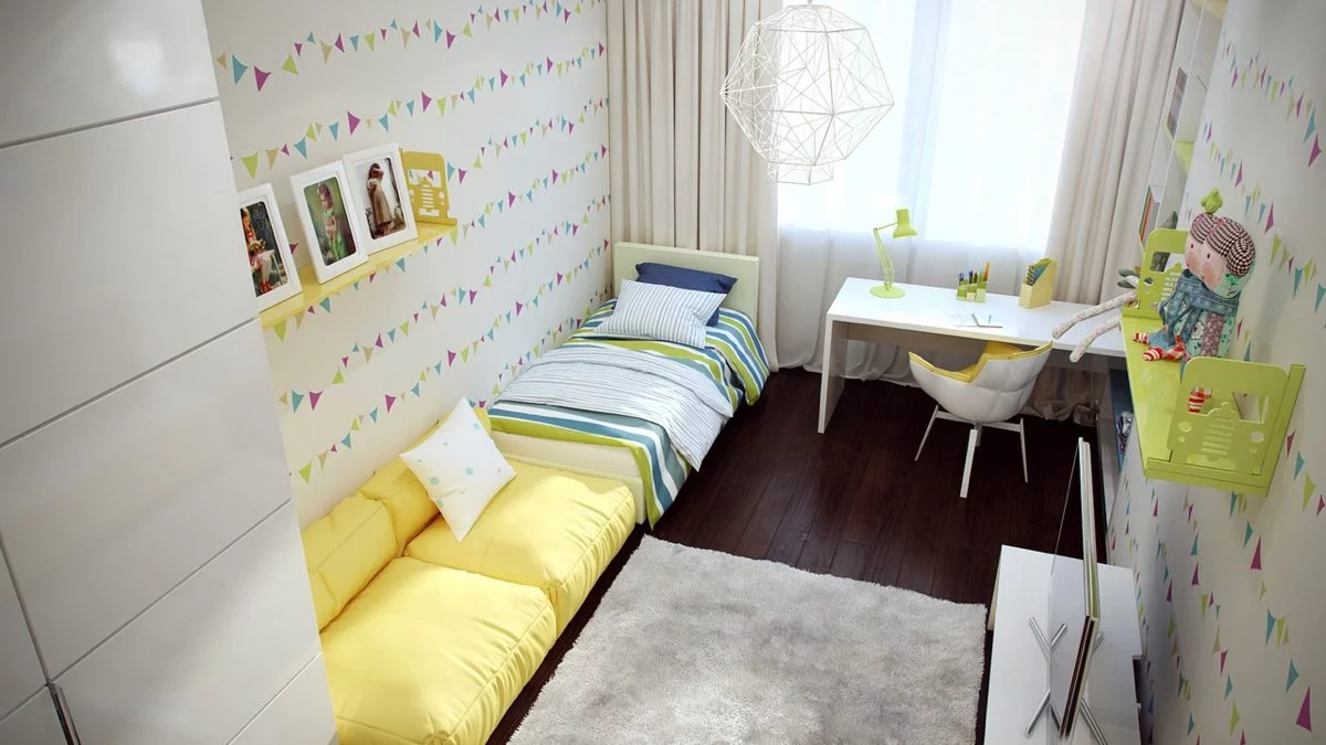 cute-yellow-kids-room