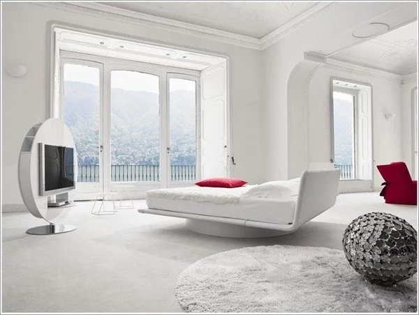 thiết kế phòng ngủ theo phong cách Futuristic 2