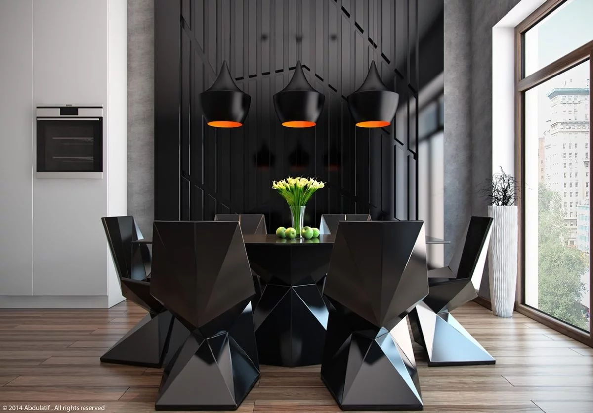 sleek-modern-dining-room