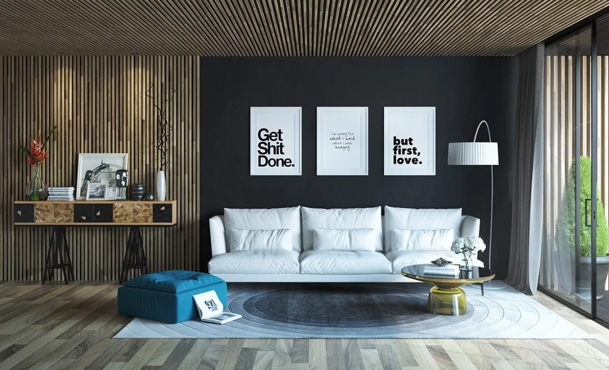 wood-paneled-living-room