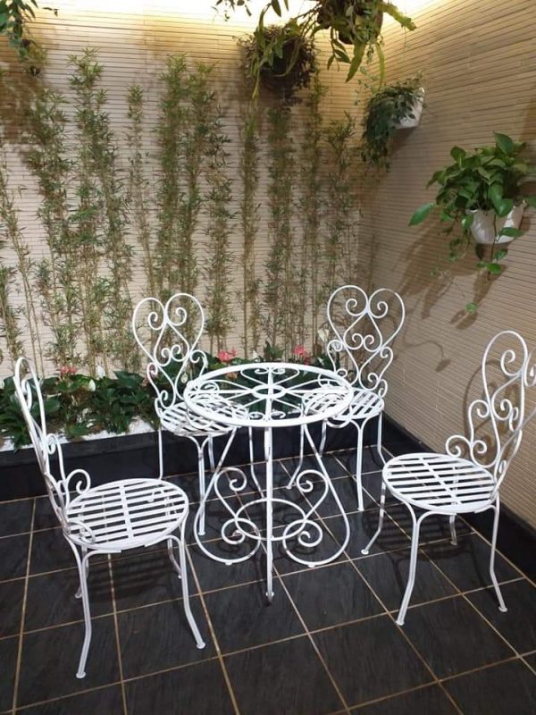 bàn ghế cà phê, sân vườn